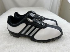 ADIDAS GOLF Men's 220 PURE METAL BOA White Black Golf Shoe Sneaker Sz US 7 NWOB