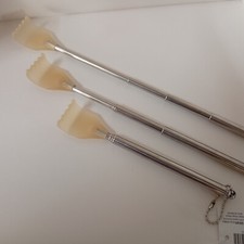 3 PCS Extendable Back Scratcher Claw Stainless Steel Telescopic Extender