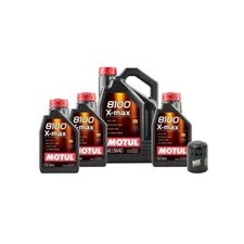 Motul + OEM Engine Oil Change Kit (0W40) (8 Liter) (X-MAX 8100)
