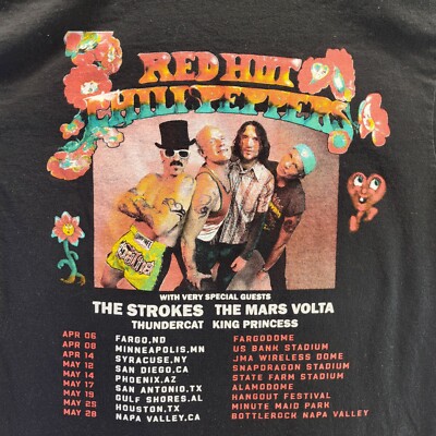 08年 RED HOT CHILI PEPPERS バンドTシャツ XL ツアー Red Hot Chili 