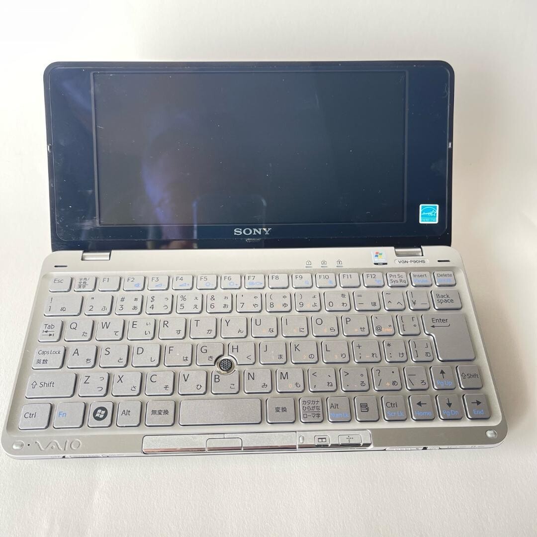 Sony vaio notebook mobile computer type P working item black home