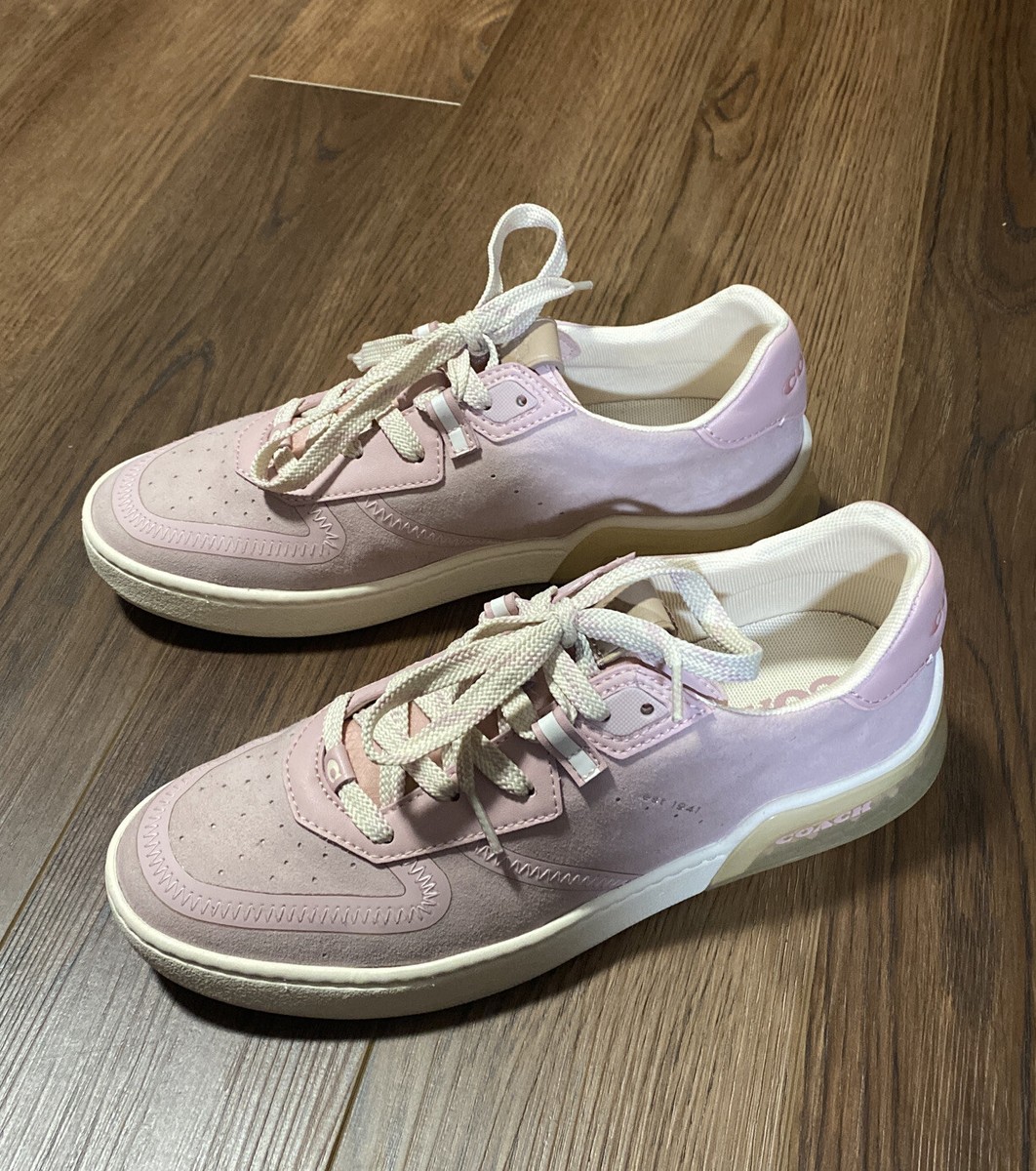 Coach Citysole Court Pink Sneakers Women Size 9B UK