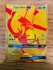 NEAR MINT! Tapu Bulu GX (SV91/SV94) Hidden Fates Secret Pokemon Card!