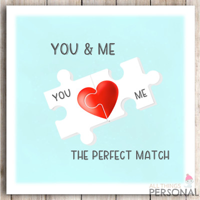 Valentines Day Card Husband Wife Boyfriend Girlfriend Partner Valentine ...