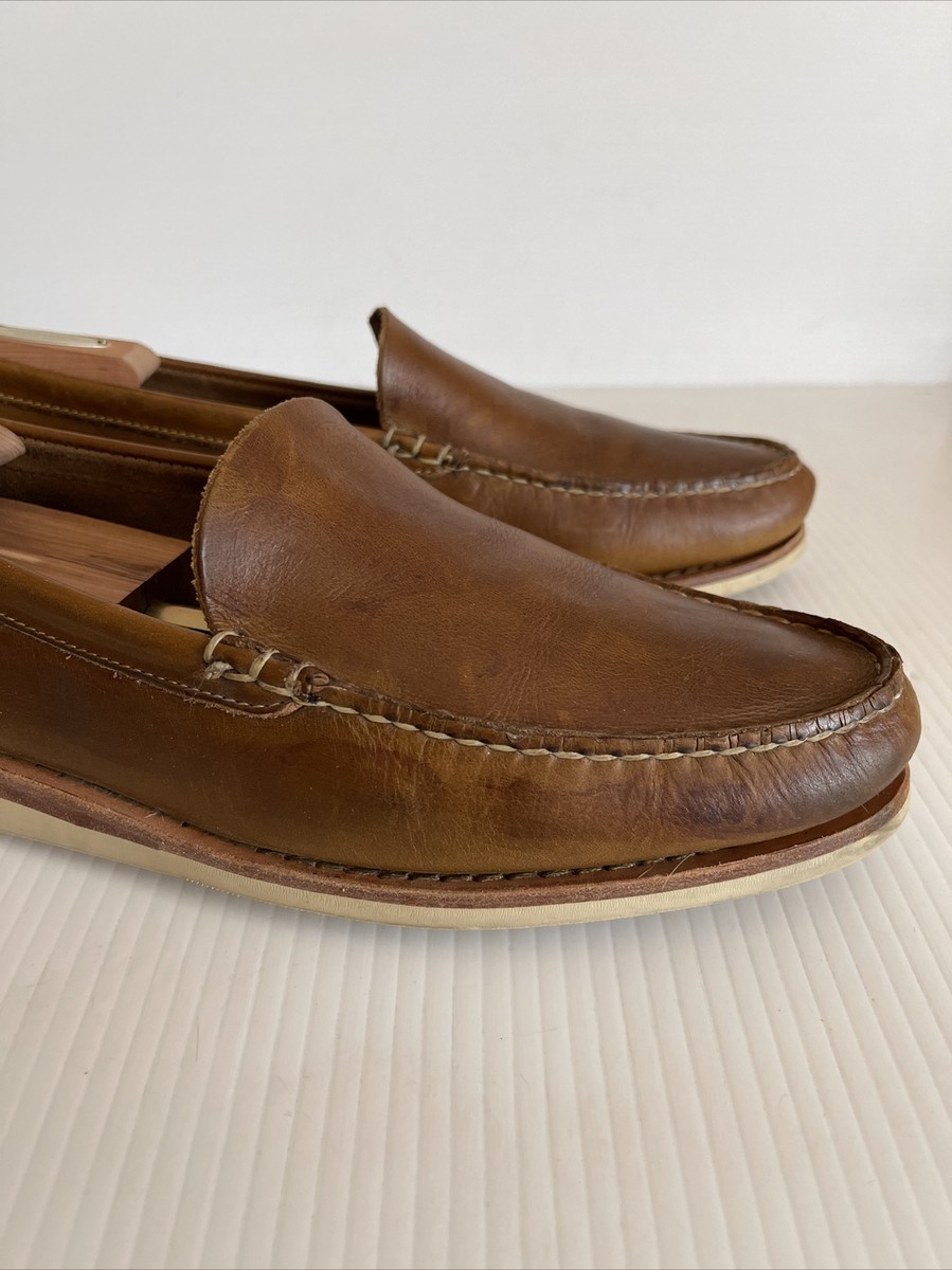 Allen Edmonds Grand Canal Leather Slip On Venetian Loafers  display picture 3