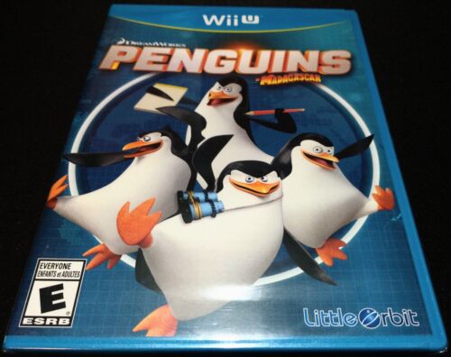 Dreamworks Pinguini Di Madagascar Nintendo Wii U Nuovo Sigillato - Foto 1 di 3