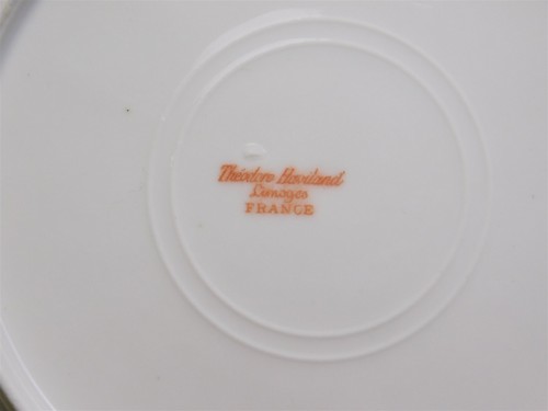 2 HAVILAND LIMOGES France Schleiger 141B Pink Green Floral Soup Bowls 7.5" - Picture 12 of 13