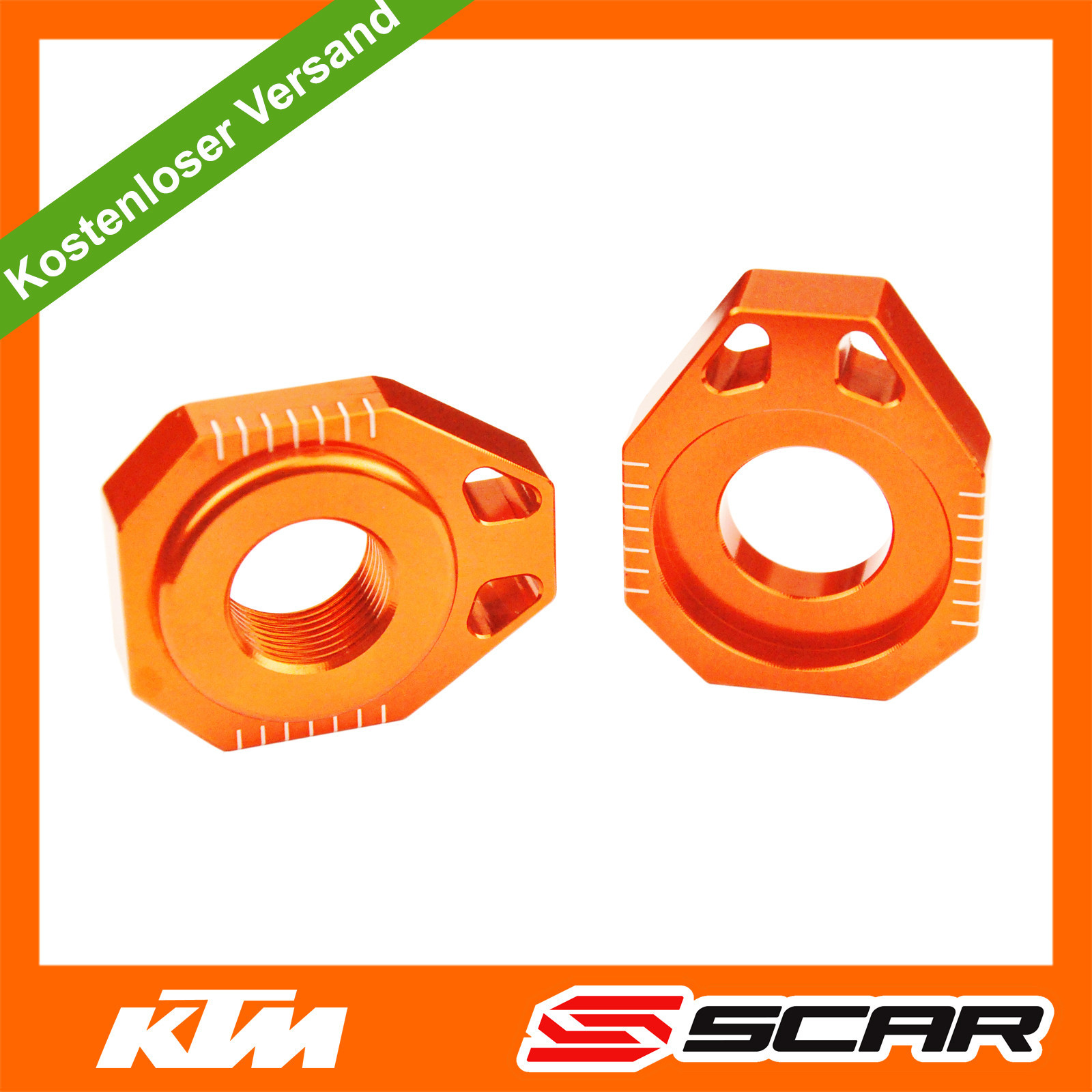Blocs d'essieux KTM 250 350 SXF orange pièce de rechange bras oscillant