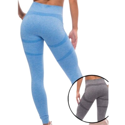 Jed North Women's Workout Leggings Bundle Small Blue Grey Athletic Gym
