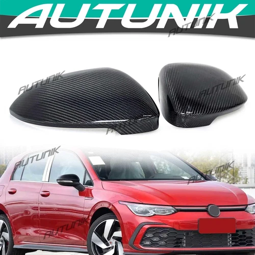 Carbon Fiber Mirror Covers Replacement For 2020–2025 Golf 8 GTI R