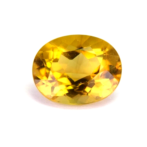 Citrine Naturelle Brute Du Brésil - 19,82 Carats - Coupe Ovale, Pure à La Loupe (IF) - Sans Traitement