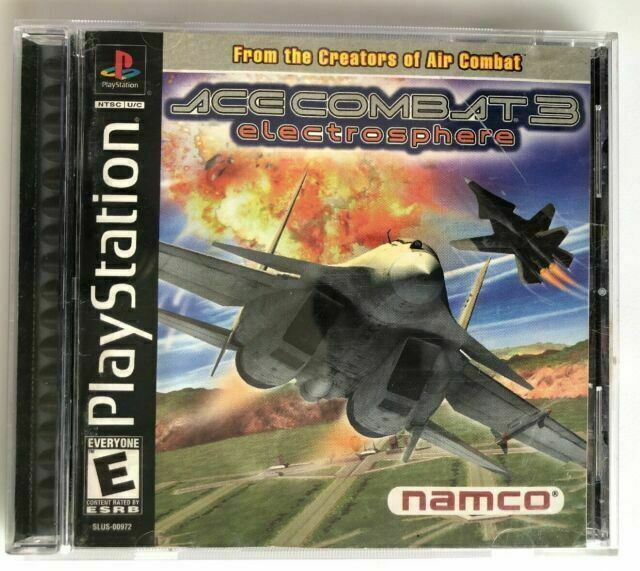 Ace Combat Ps2 Coleção (3 Dvd) Simulador De Avião Pal