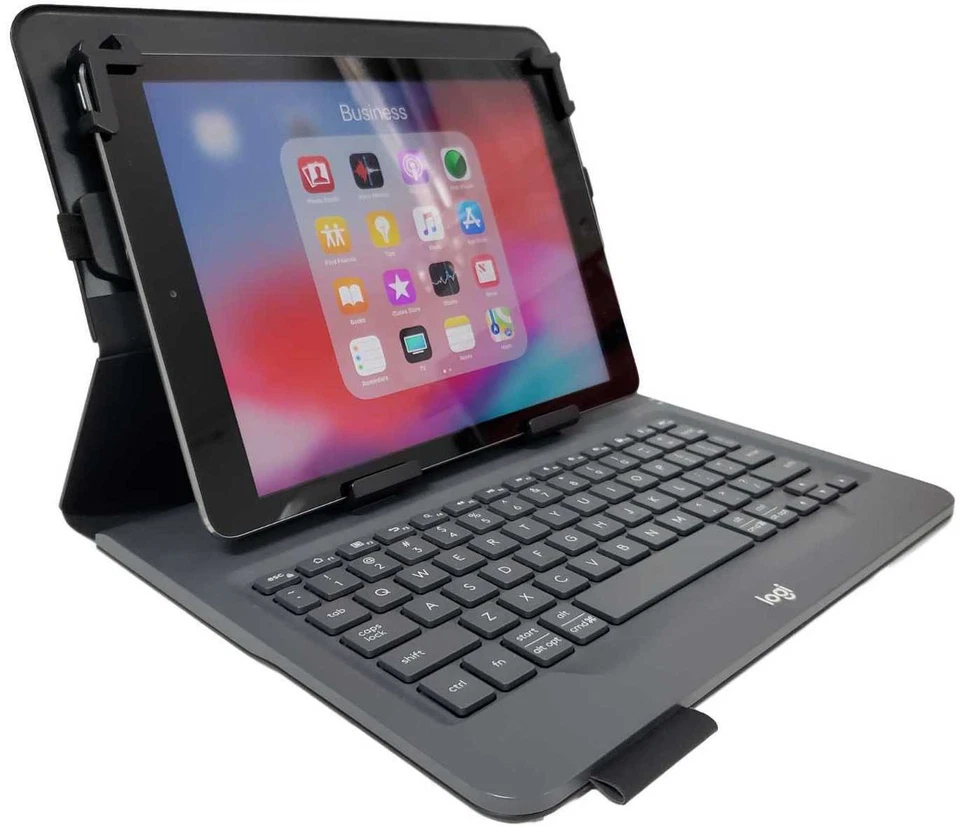 Logitech Universal Folio Keyboard Case Fits iOS Android & Windows Tablets 9-10" - Image 3 of 4