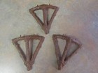 VINTAGE ORIGINAL 1983 KENNER STAR WARS ROTJ EWOK VILLAGE SET OF 3 TREE SUPPORTS