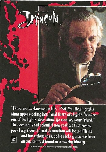 DRACULA VON BRAM STOKER BASE / BASIC KARTEN 1 BIS 100 VON TOPPS 1992 AUSSUCHEN - Bild 103 von 203