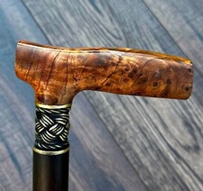 Walking Stick Cane Exclusive accessory hand made one of a kind - H8