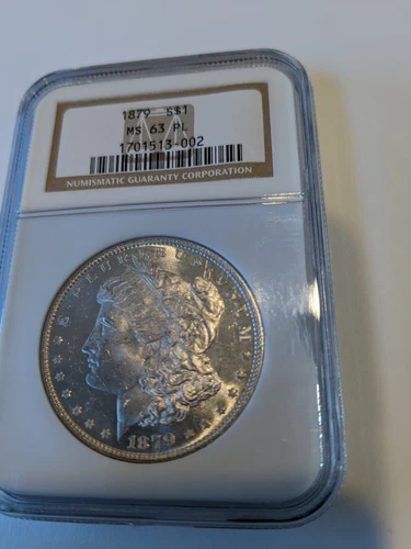 1879-P Morgan Silver Dollar, NGC Certified MS-63PL Proof-Like Beauty!