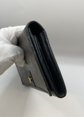 CELINE Long Wallet Clasp Macadam Black Triomphe Authentic Japan | eBay