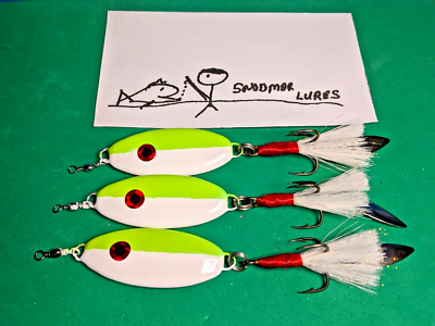 3 - 1 3/8 oz JIG JIGGING CASTING LEAD SLAB FISHING SPOON LURES Swivels willow | eBay 3 - 1 3/8 oz JIG JIGGING CASTING LEAD SLAB FISHING SPOON LURES Swivels willow | eBay