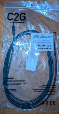 C2G 1,8 m (6 ft) Slim Aux 3,5 mm Audiokabel - M/M