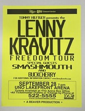 Lenny Kravitz Concert Poster 1999 New Orleans - Yellow