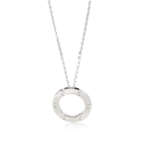 Cartier Love Pendant In 18k White Gold Ebay Cartier Love Pendant In 18k White Gold Ebay