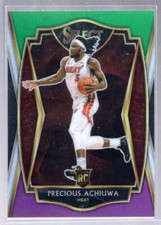 Precious Achiuwa 2020-21 Panini Select Basketball Premier Green/White/Purple