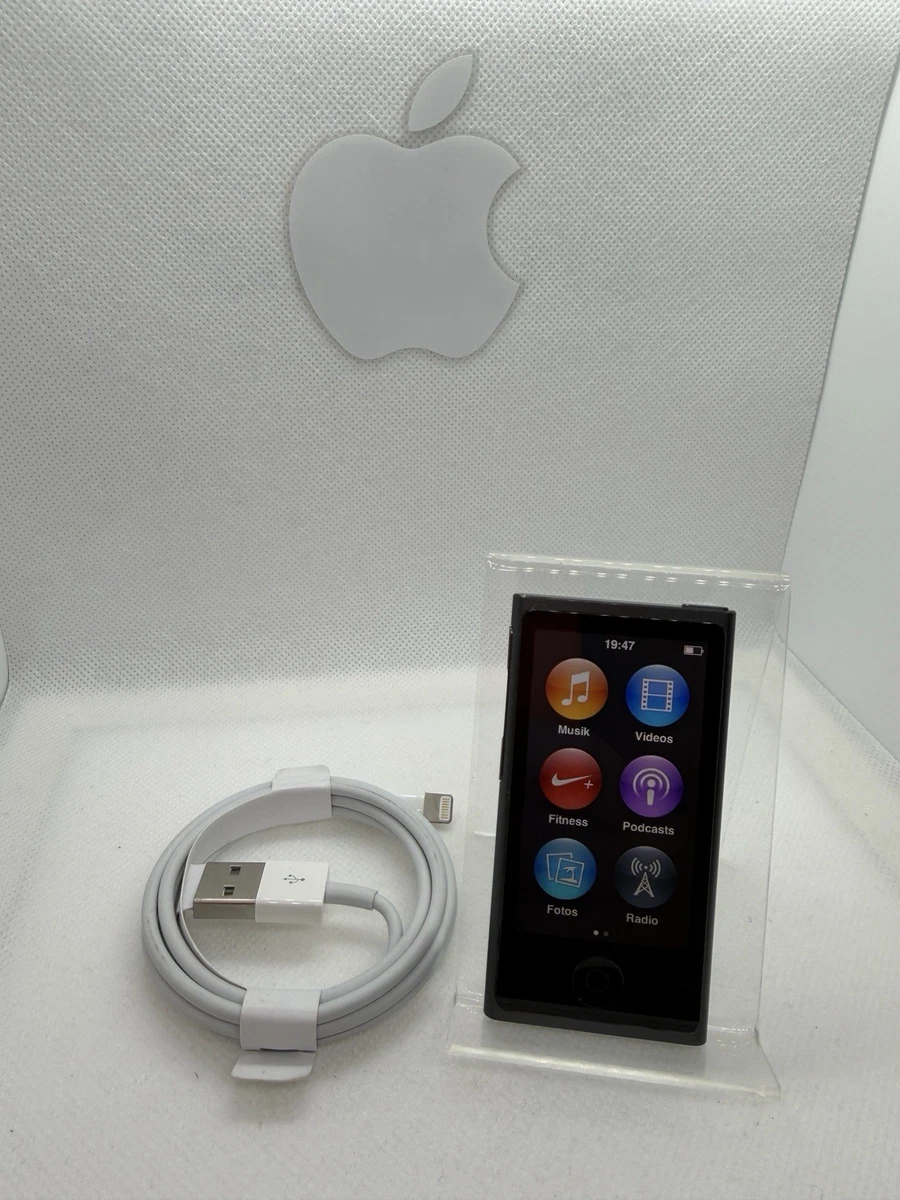 Apple iPod Nano 7. Generation 7G (16GB) Space Grau Grey Gray gebraucht #677