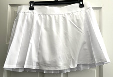 HEAD Womens Pleated White Skort Skirt Tennis Golf Pickleball NEW 50.00
