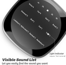 Sleep White Noise Sound Machines with 25 Soothing Sounds 36 Volume Levels 5 T...
