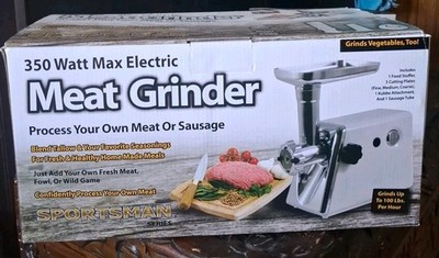 Sportsman MEG300 3/4HP 350W Electric Meat Grinder & Sausage Maker - NEW