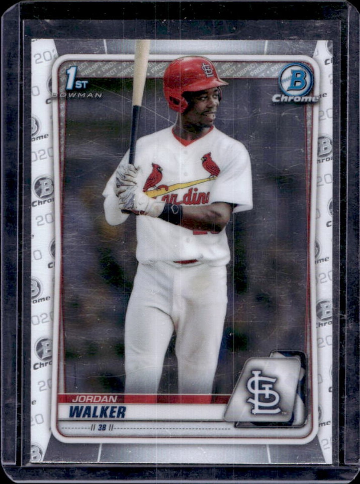 2020 Bowman Draft Jordan Walker Chrome 1st #BD-57 Cardinals