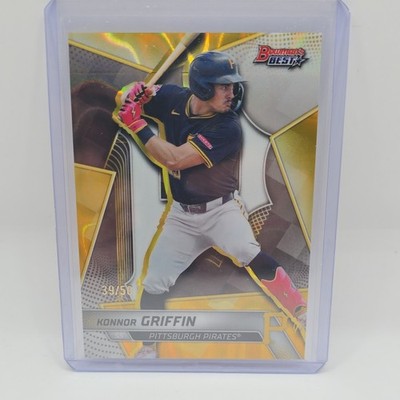 2025 Bowman's Best Konnor Griffin Gold Lava 39/ 50 Pirates Color Match    