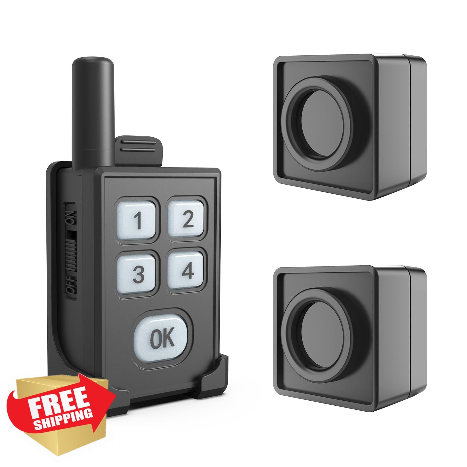Perimeter Alarm System 1 Receiver 2 Sensors Wireless Motion Detector