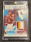 2024 Jayden Daniels Origins Hometown Roots Turquoise - 3 Color Patch #’d  /75 RC