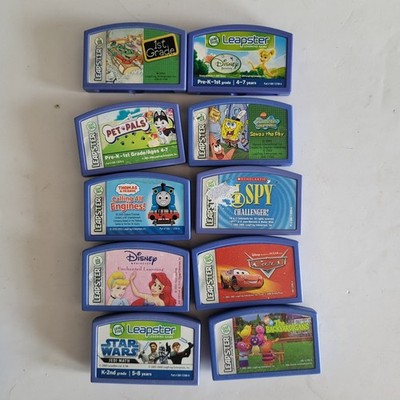 Leapfrog Leapster Lot of 7 Assorted Learning Game Cartridges Untested