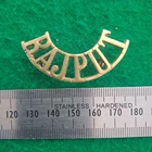 WW1 British Colonial Indian Army Rajput Infantry Regiment Shoulder Title Badge