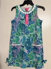Lilly Pulitzer NWT Little Lilly Knit Shift Holiday In The Sun. girls XL 12-14