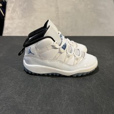 Nike Air Jordan 11 Retro Shoes Toddler Size 9C White Legend Blue Boys 378040-104