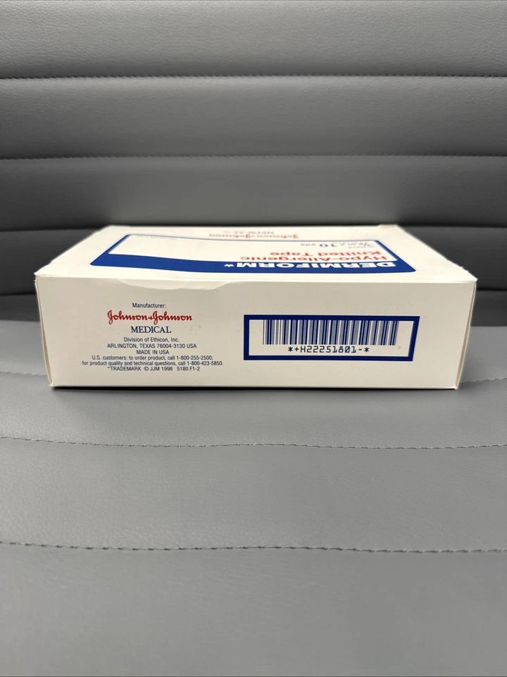 Cinta tejida hipoalergénica Dermiform, 1/2" x 10 yardas (24 rollos/caja) nueva # 5180 Foto 4 de 4