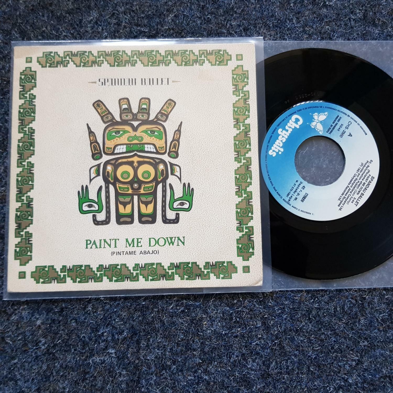 7"" Single Vinyl Spandau Ballet - Paint me down SPAIN PROMO