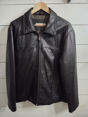 Joseph Abboud Leather Men's Jacket Size Medium Soft Leather
