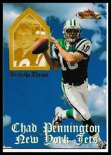 2000 Fleer Showcase #10 AT Chad Pennington Air to the Throne New York Jets