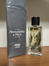 RARE Mens Vintage 3.4 oz Abercrombie  Fitch Fierce Cologne Spray with Box L K