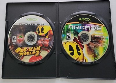 Xbox Live Arcade Ms. Pac-Man Promo Pack (2004) & Pac-Man World 2 - Loose Discs