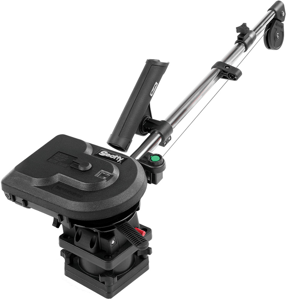 Scotty 1106B Depthpower Electric Downrigger, 60" Telescoping Boom, Braided Line