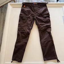 Empyre Dark Brown Loose Fit Cargo Skater Pants Straight Men  s Size 32