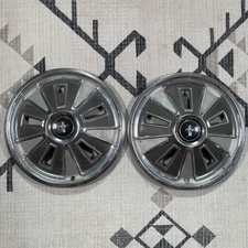 Vintage Ford Mustang Hubcaps 14 Wheel Covers Oem 1960s Pair Set Of 2 1966