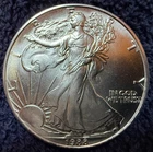 1988 American Silver Eagle 1 Troy Oz .999 Fine Silver Coin - Choice UNC