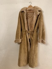 70er Jahre vintage Mantel.  Echtes Lammfell